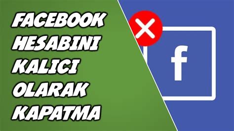 Facebook nasıl kapatılır 2014